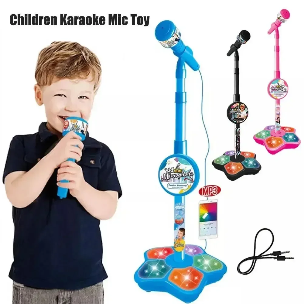 Song With Musical Instrument - Micrófono con soporte para niños y