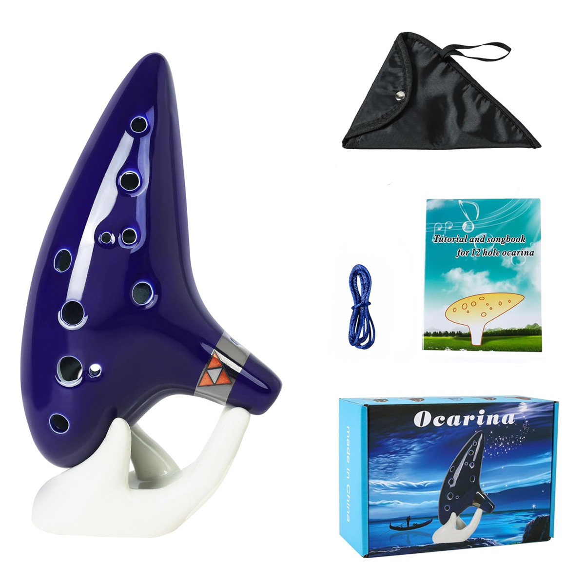 Song With Musical Instrument - Nueva Ocarina de Cerámica de 12