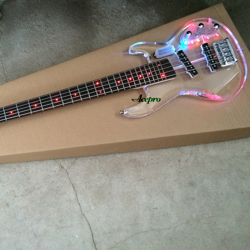Bajo Eléctrico Acrílico de 5 C - Bass Guitar Fretless reseña y precio