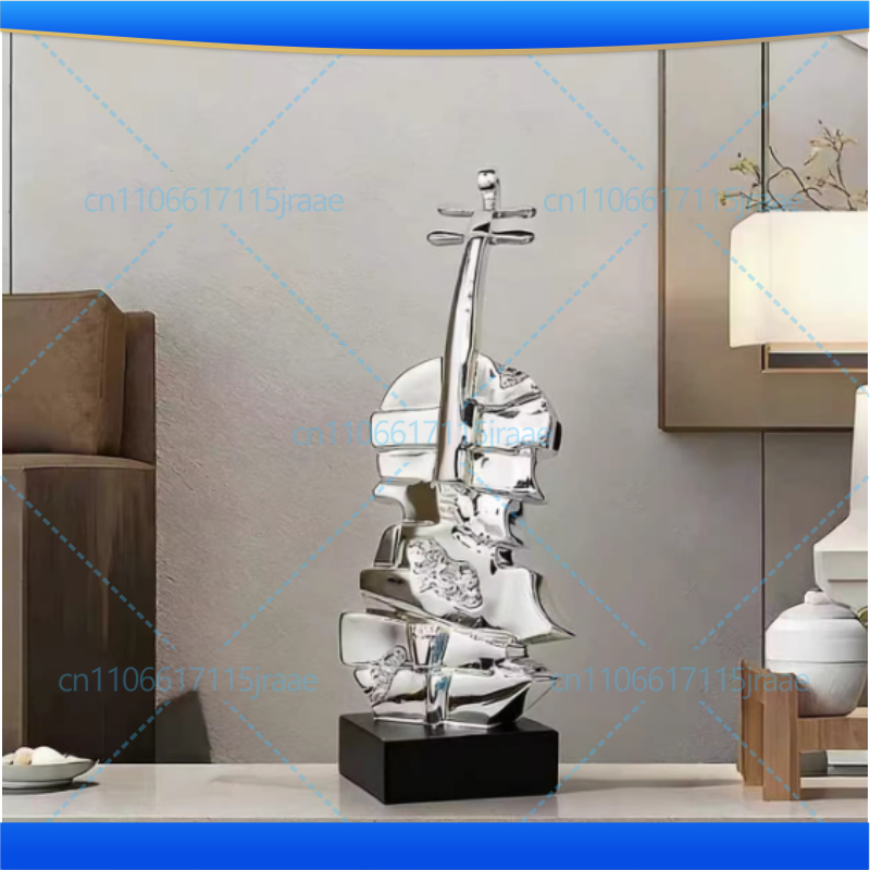 Escultura de Violín Dorada Cre - Musical Instrument Fagot reseña y precio