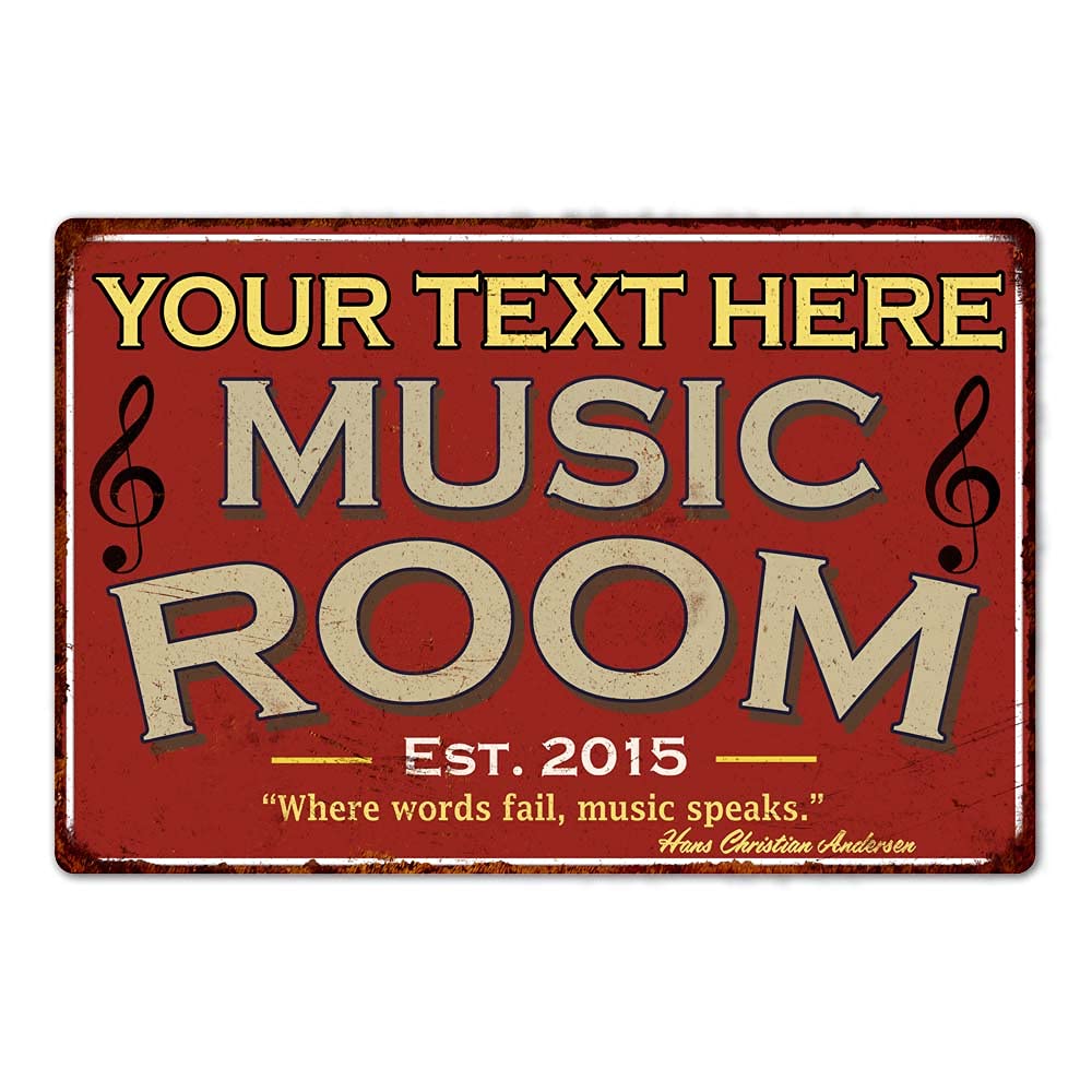 Letrero Personalizado para Sal - Song With Musical Instrument reseña y precio