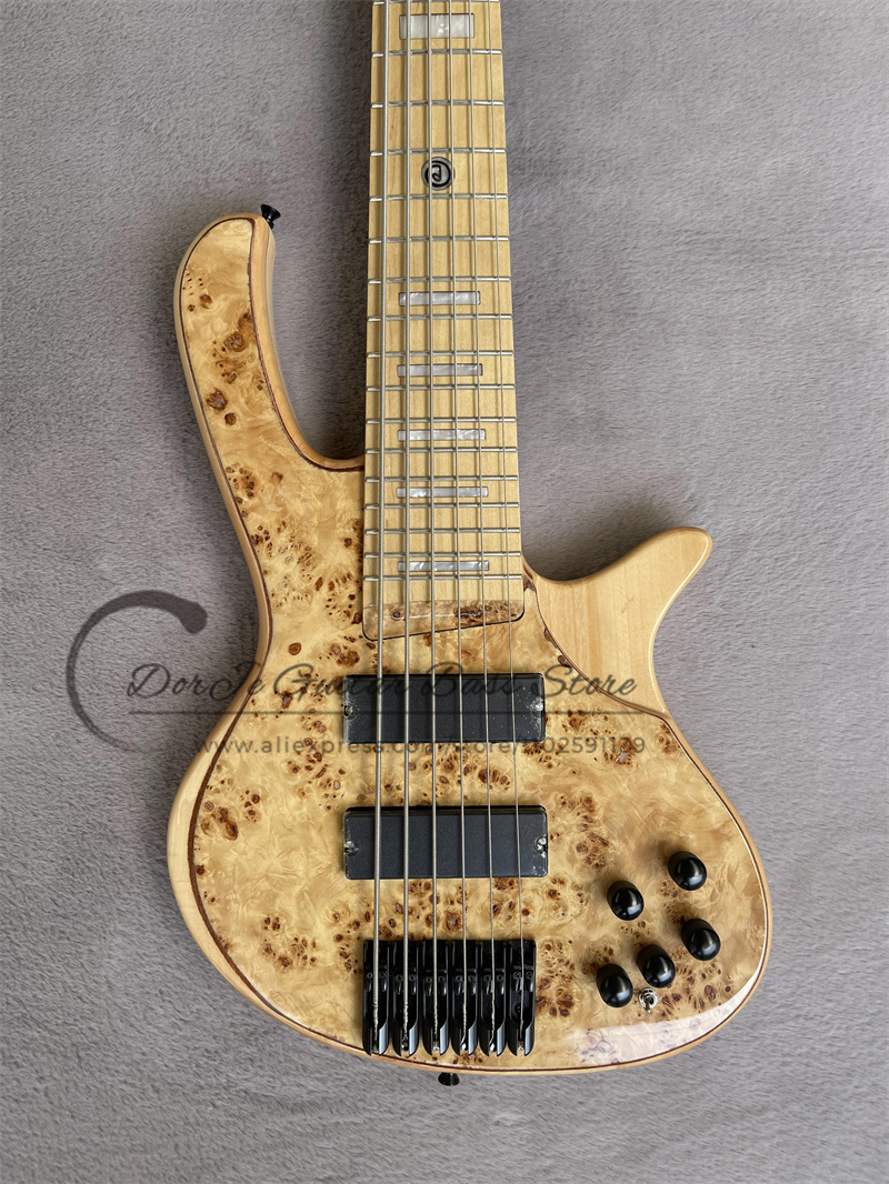 Bajo de 6 cuerdas DeOl con más - Bass Guitar Fretless reseña y precio
