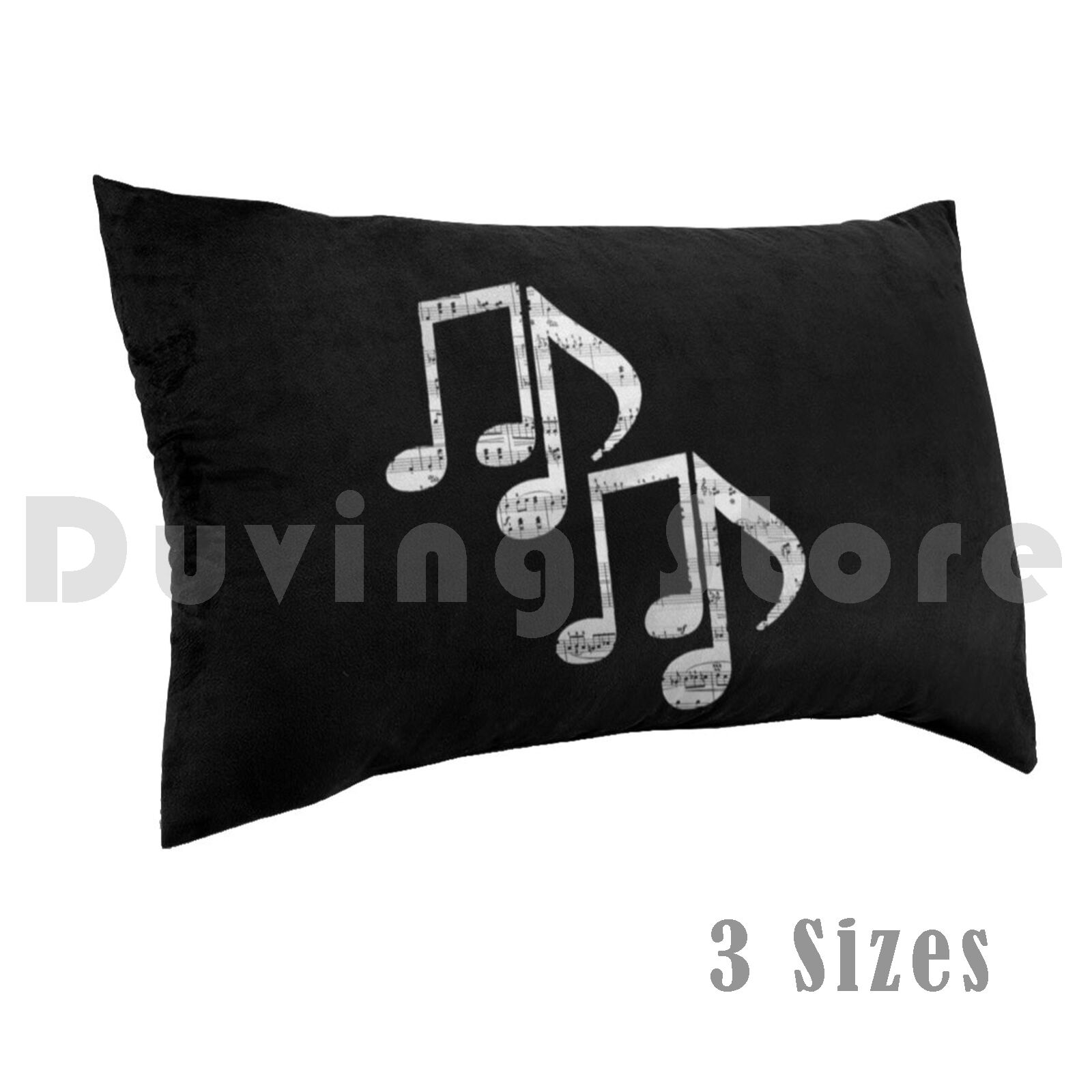 Funda de almohada con notas mu - Song With Musical Instrument reseña y precio