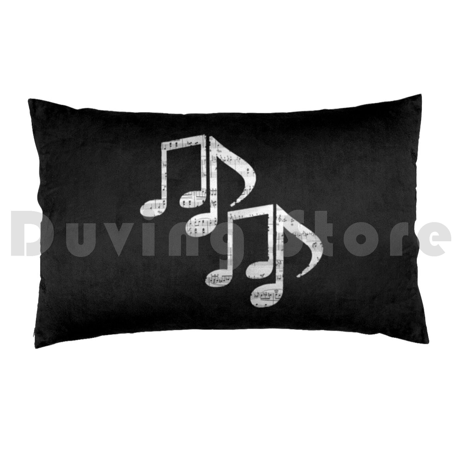 Funda de almohada con notas mu - Song With Musical Instrument reseña y precio